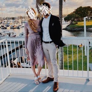 Zimmermann dress size 0, pale pink/purple silk